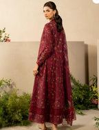 3 Piece Stitched Chikankari Dress - Ready To Wear