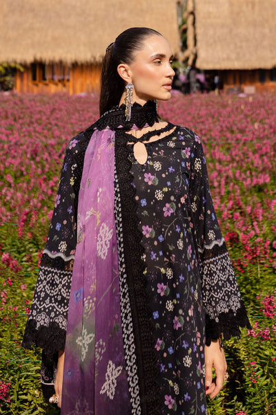 3 Piece Stitched Lawn Dress - Ready To Wear