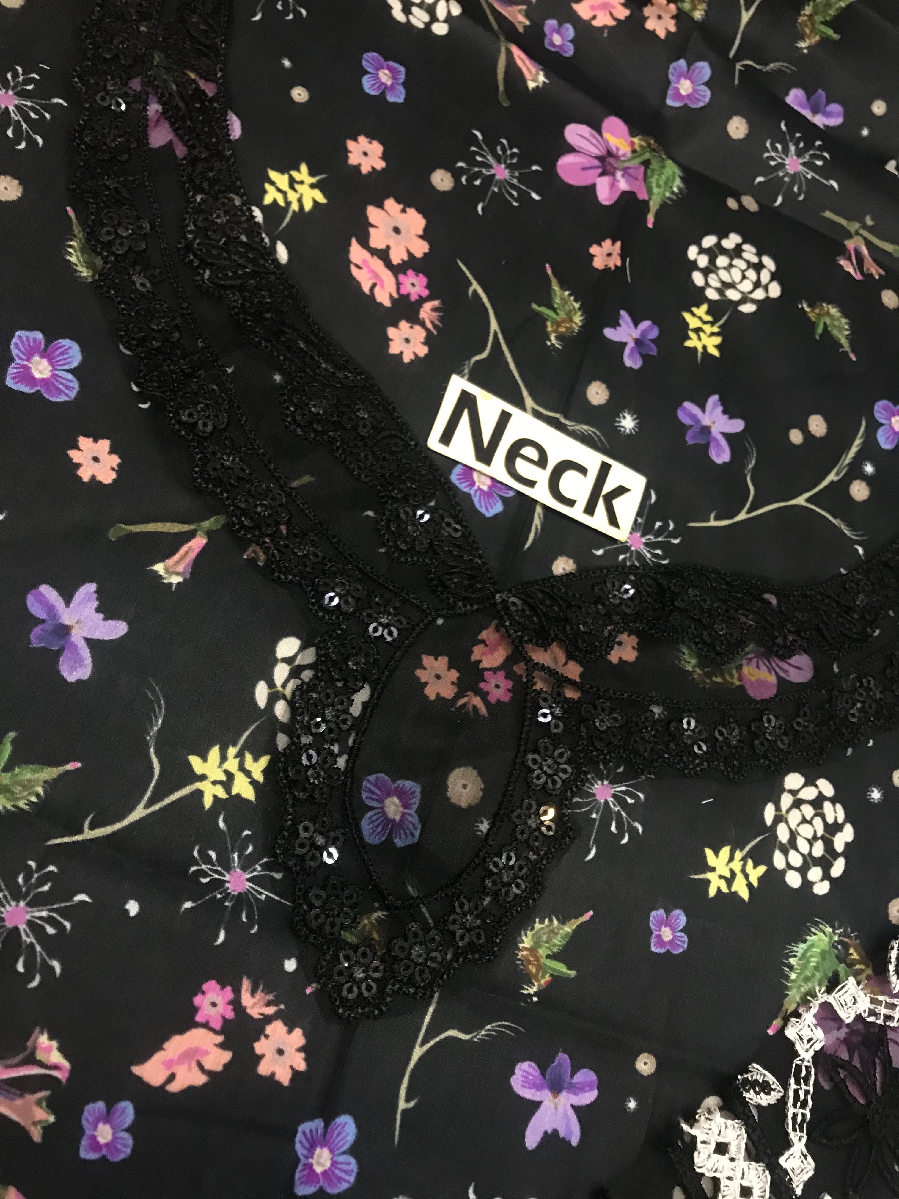 3 Piece Stitched Lawn Dress - Ready To Wear