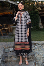 3 Piece Stitched Luxury Lawn Suit - Ready To Wear