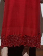 3 Piece Stitched Silk Dress - Ready To Wear