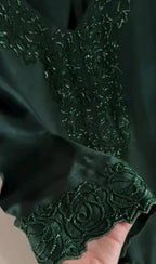 3 Piece Stitched Silk Dress - Ready To Wear