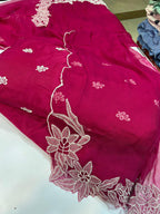 3 Piece Stitched Silk Dress - Ready To Wear