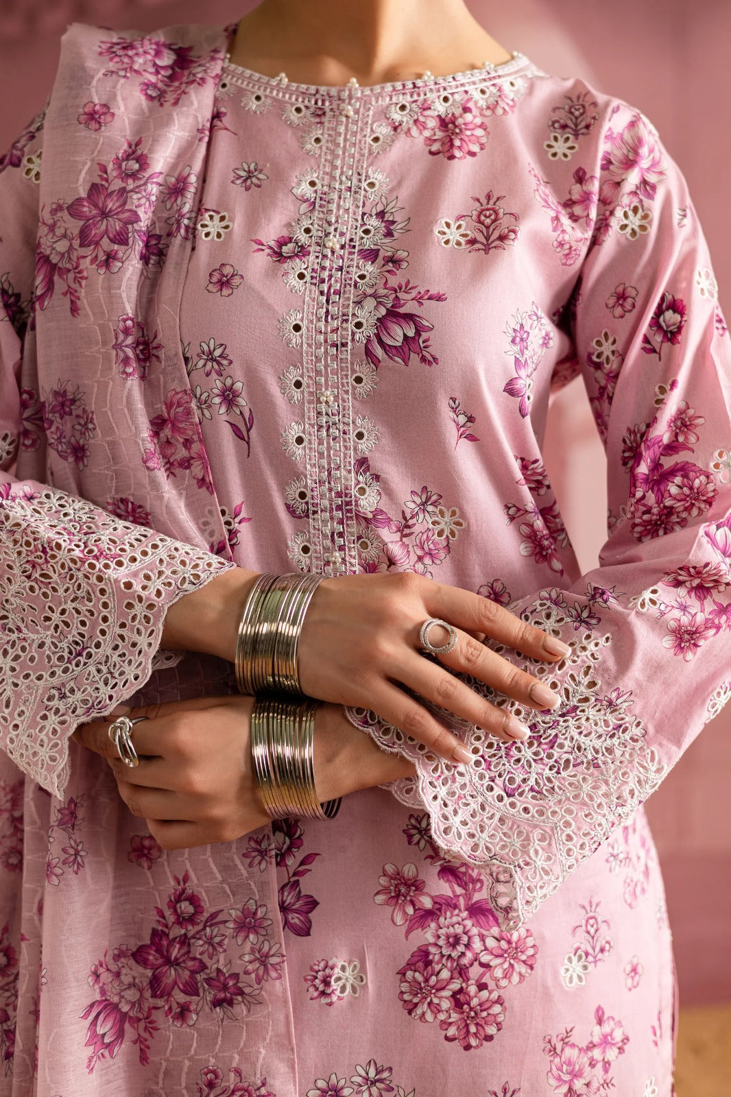 3 Piece Stitched Luxury Formal Dress - Ready To Wear