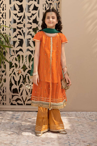 3 Piece Stitched Kids Dress - Ready To Wear