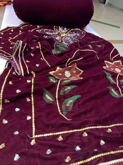 3 Piece Stitched Embroidery Dress - Ready To Wear