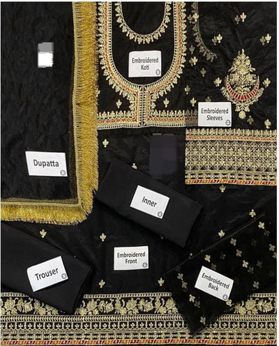 3 Piece Stitched Kids Dress - Ready To Wear