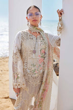 3 Piece Stitched Chikankari Embroidered Dress - Ready To Wear