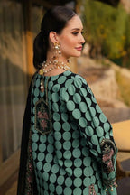 3 Piece Stitched Luxury Lawn Suit - Ready To Wear