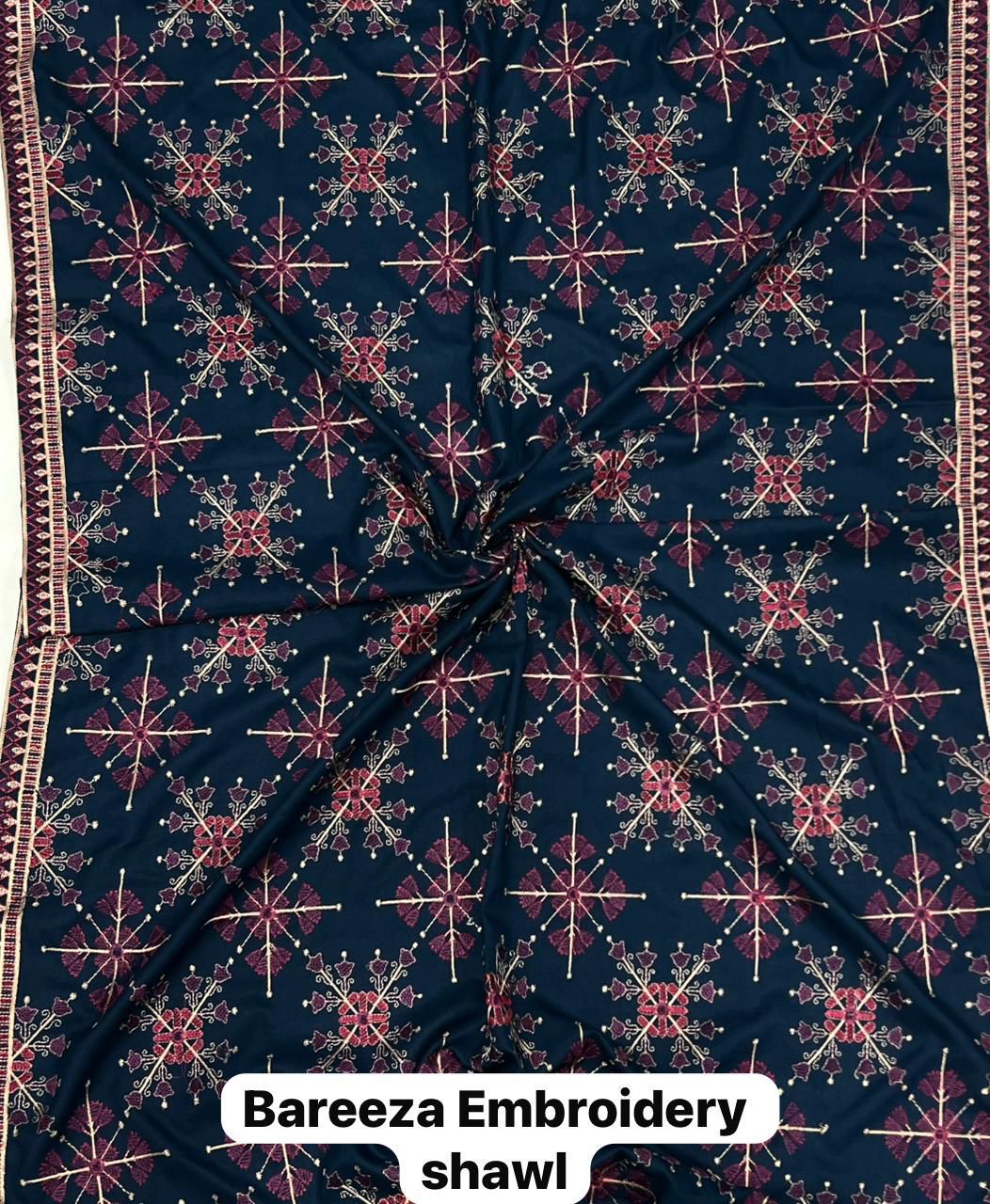 Bareeze Ready To Wear Embroidery Shawl