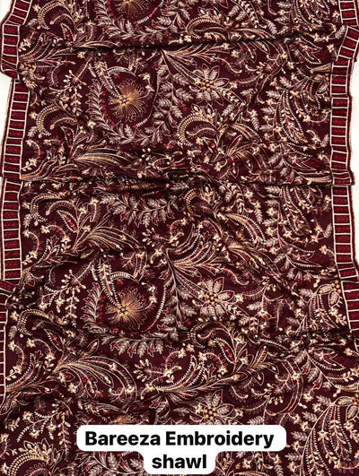 Bareeze Ready To Wear Embroidery Shawl
