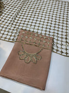 3 Piece Stitched Silk Dress - Ready To Wear