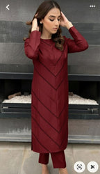 3 Piece Stitched Khaadi Fabric Dress - Ready To Wear