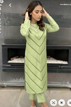 3 Piece Stitched Khaadi Fabric Dress - Ready To Wear