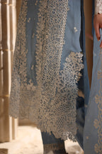 3  Piece  Stitched  Chiffon  Suit - Ready to  Wear