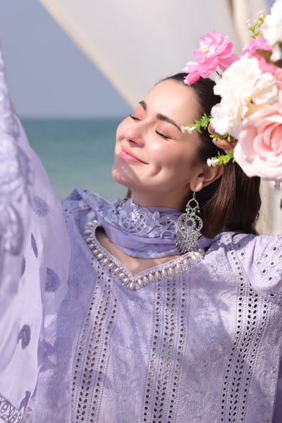 Designer Dress 03-Piece Heavy Embroidered Lawn Suit