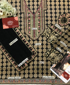 3 Piece Stitched Lawn Suit - Ready To Wear