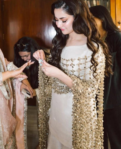 3 Piece Stitched Embroidery Dress - Ready To Wear