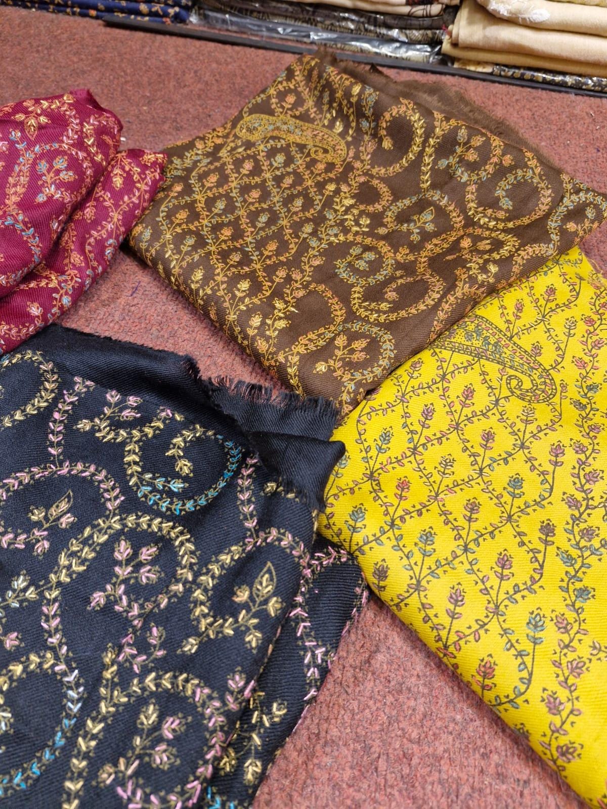 Pure Hand Crafted Pashmina Shawls