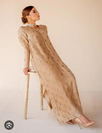 3 Piece Stitched Silk Suit - Ready To Wear