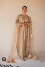 3 Piece Stitched Silk Suit - Ready To Wear