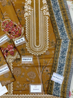 3 Piece Stitched Lawn Dress - Ready To Wear