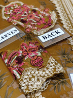 3 Piece Stitched Lawn Dress - Ready To Wear