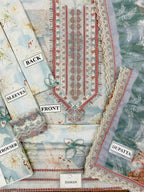 3 Piece Stitched Lawn Suit - Ready To Wear