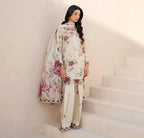 3 Piece Stitched Lawn Dress - Ready To Wear