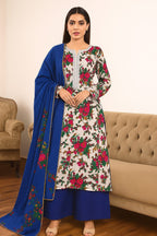 3 Piece Stitched Dress - Ready To Wear