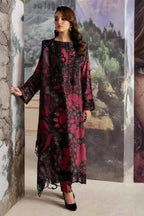 3 Piece Stitched Lawn Embroidery Dress - Ready To Wear