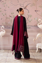 3 Piece Stitched Embroidered Dhanak Dress - Ready To Wear