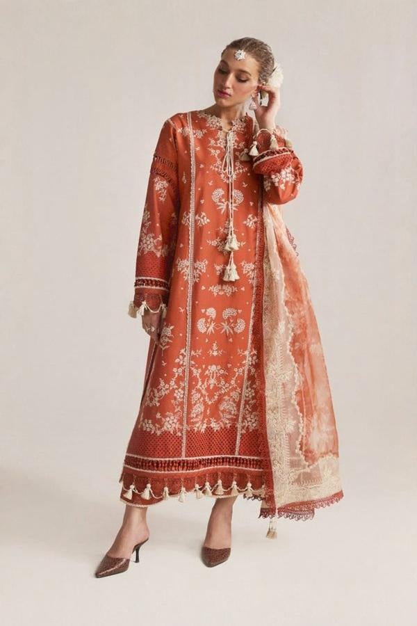 3 Piece Stitched Dress - Ready To Wear