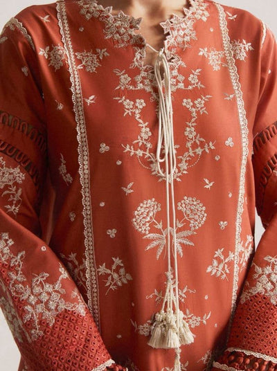 3 Piece Stitched Dress - Ready To Wear