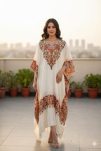 Pashmina Embroidery Kashmiri Kaftan - Ready To Wear