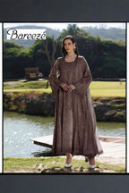 3 Piece Stitched Embroidered Dress - Ready To Wear