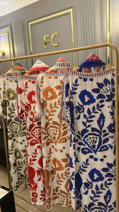 3-Piece  Printed Kaftan - Ready to Wear