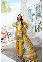 3 Piece Stitched Lawn Suit - Ready To Wear