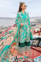 3 Piece Stitched Linen Suit - Ready To Wear