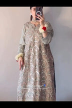 3 Piece Stitched Chiffon Dress - Ready To Wear