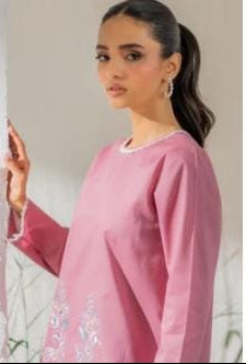 2 PC Stitched Embroidered Suit - Ready to Wear