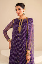 3 Piece Stitched Chiffon Suit - Ready to Wear
