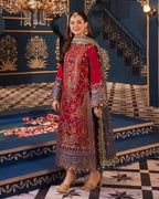 3 Piece Stitched Lawn Cotton  suit - Ready to Wear