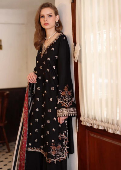 3  Piece Stitched  Dhank  suit  - Ready to Wear