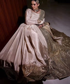 3 Piece Stitched Full Maxi Dress - Ready To Wear