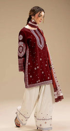 3 Piece Embroidery Dress